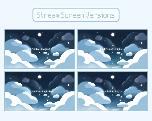 Blue Cotton Candy Clouds – Stream Screens