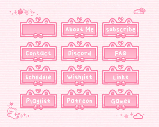 Berry Blush – Stream Panels