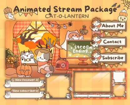 Cat-o-Lantern –  Stream Pack