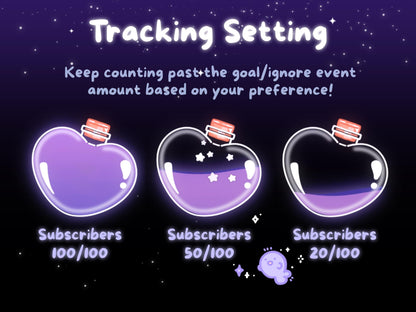 Dreamland Spirits –  Goal Widget