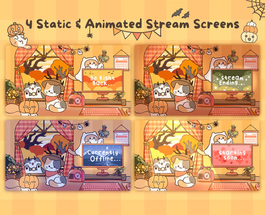 Cat-o-Lantern –  Stream Pack