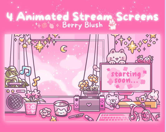 Berry Blush –  Stream Screens