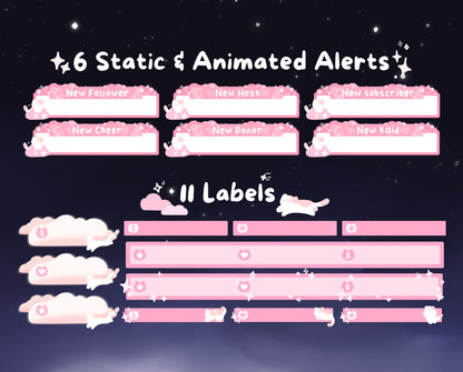 Pink Cotton Candy Clouds –  Stream Pack