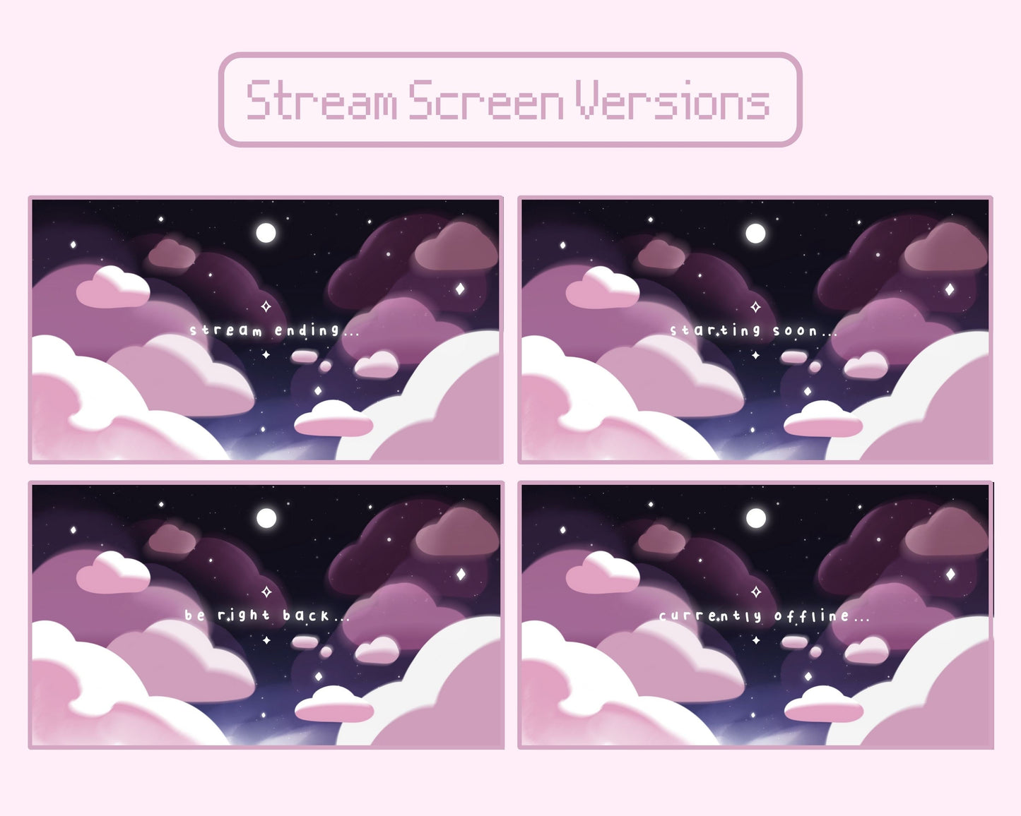 Pink Cotton Candy Clouds –  Stream Screens