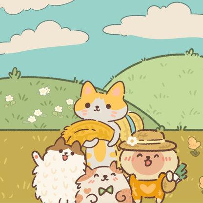 Blue Cotton Candy Clouds –  Stream Screens