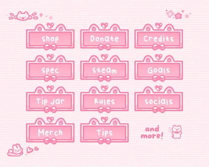 Berry Blush –  Stream Panels