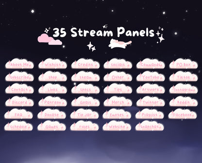 Pink Cotton Candy Clouds –  Stream Pack