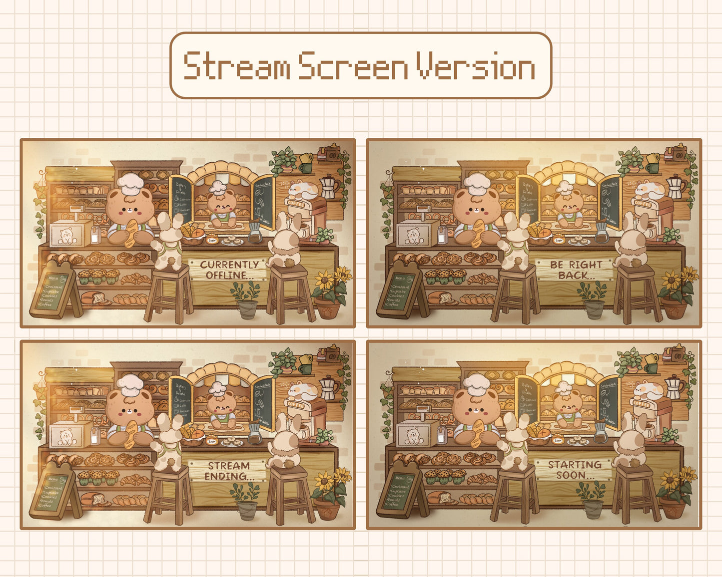 Teddy's Tasty Bites –  Stream Screens