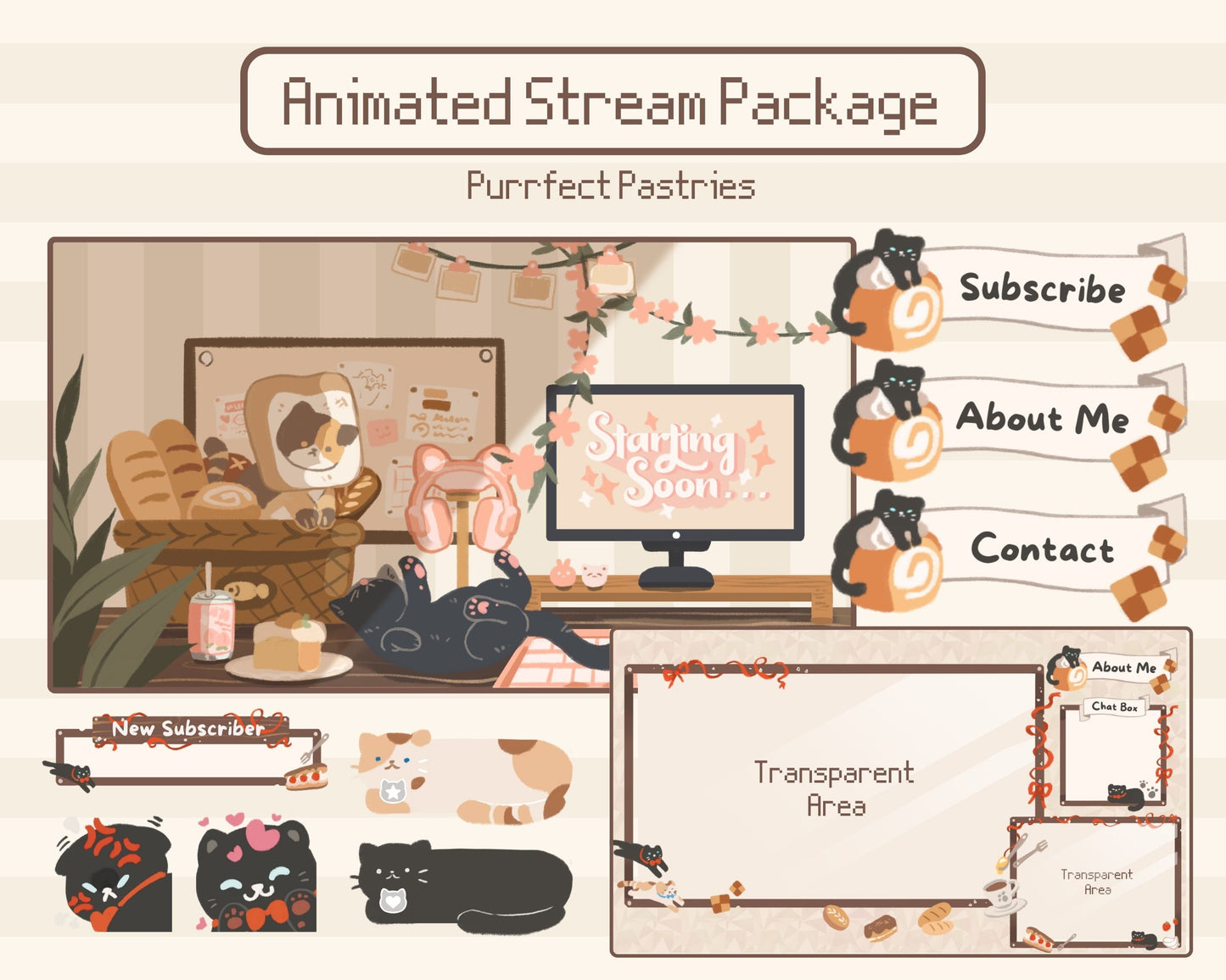 Purrfect Pastries –  Stream Pack