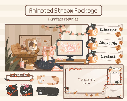Purrfect Pastries –  Stream Pack