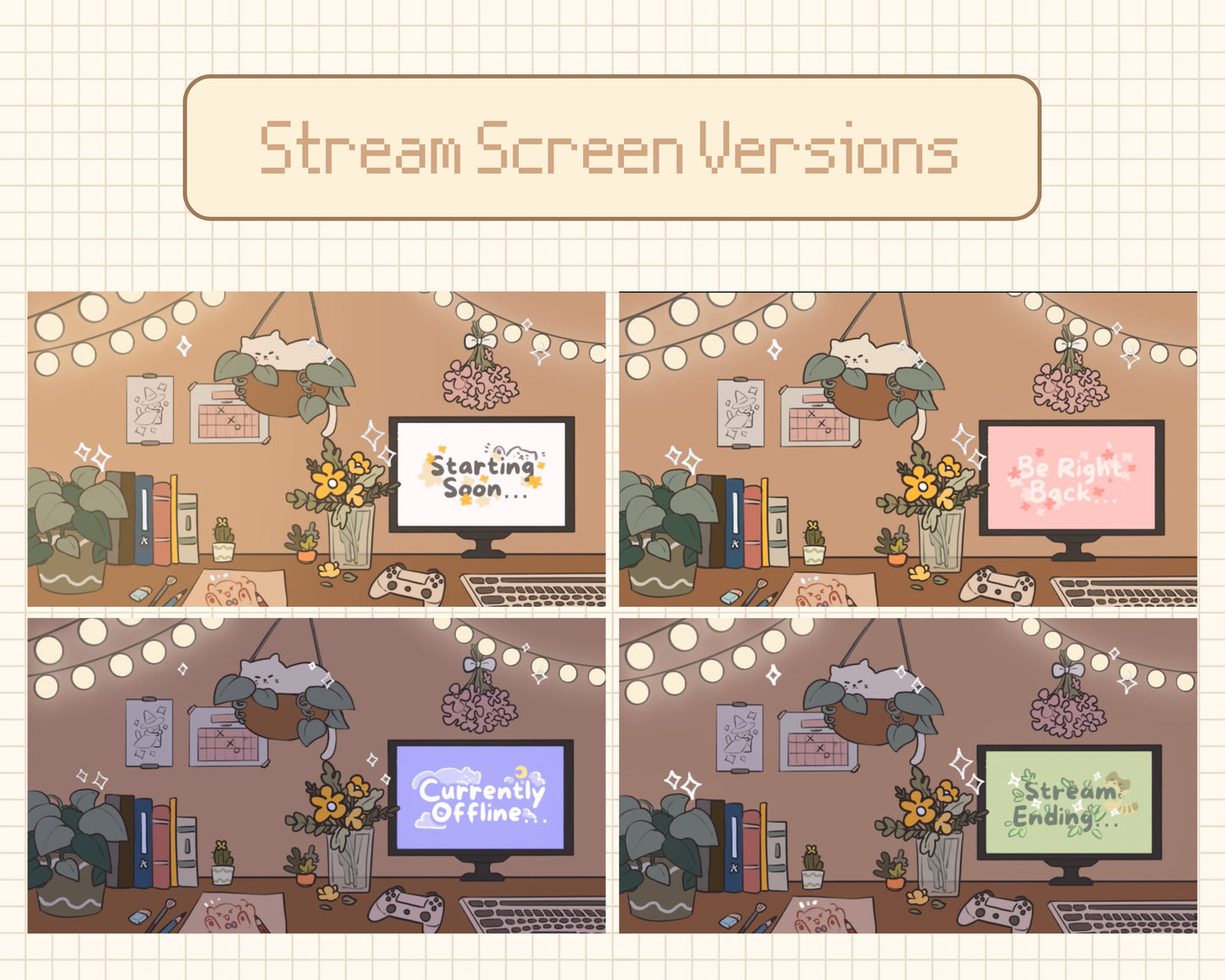 Cozy Cat –  Stream Screens