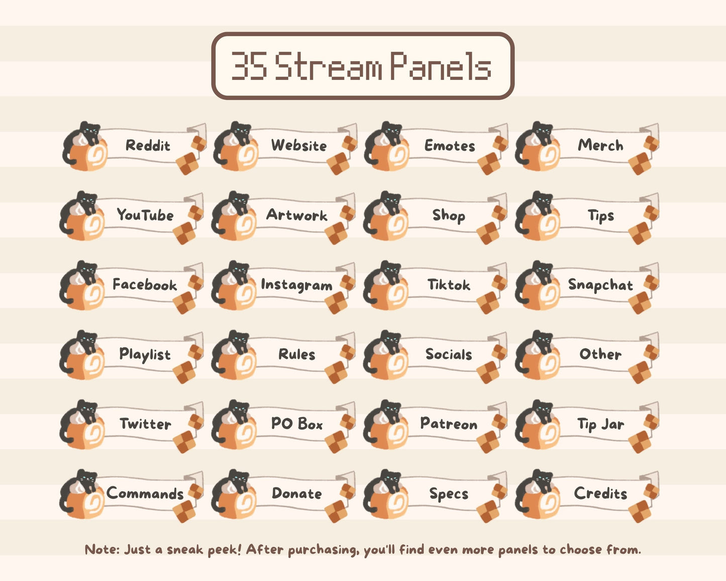 Purrfect Pastries –  Stream Pack