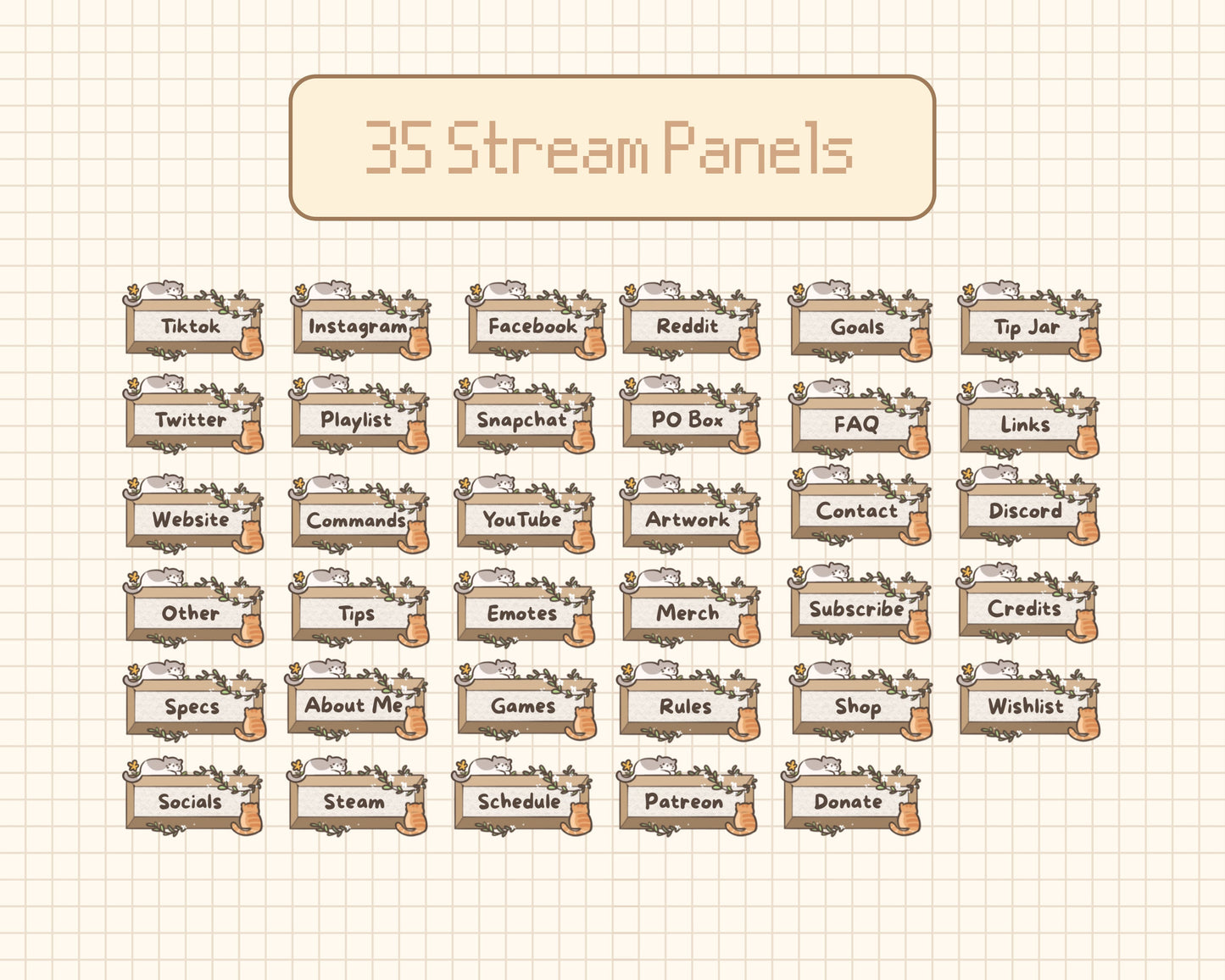 Cozy Cat –  FREE Stream Pack