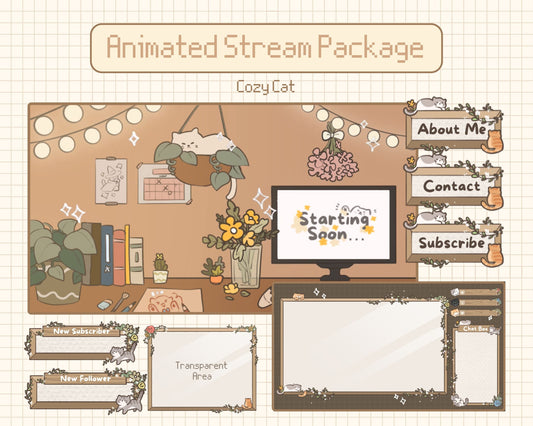 Cozy Cat –  FREE Stream Pack