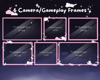 Pink Cotton Candy Clouds –  Stream Pack