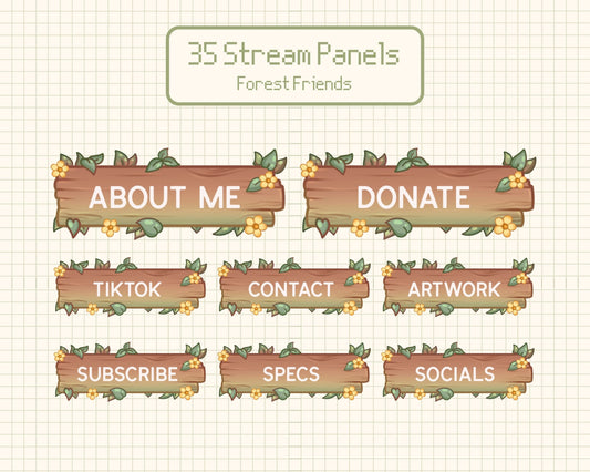Forest Friends –  Stream Panels