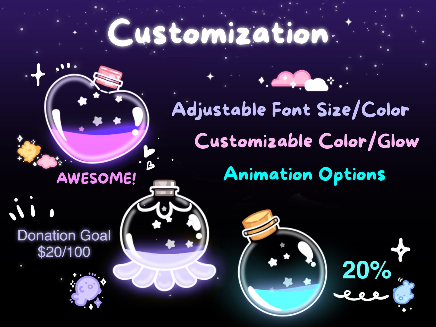 Dreamland Spirits –  Goal Widget