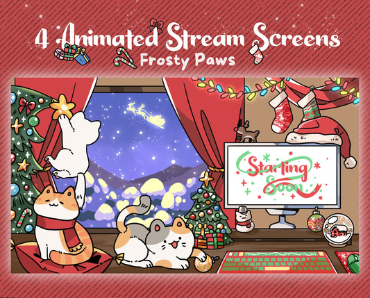 Frosty Paws –  Stream Screens