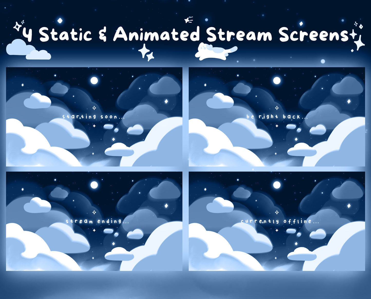 Cotton Candy Clouds –  Stream Pack