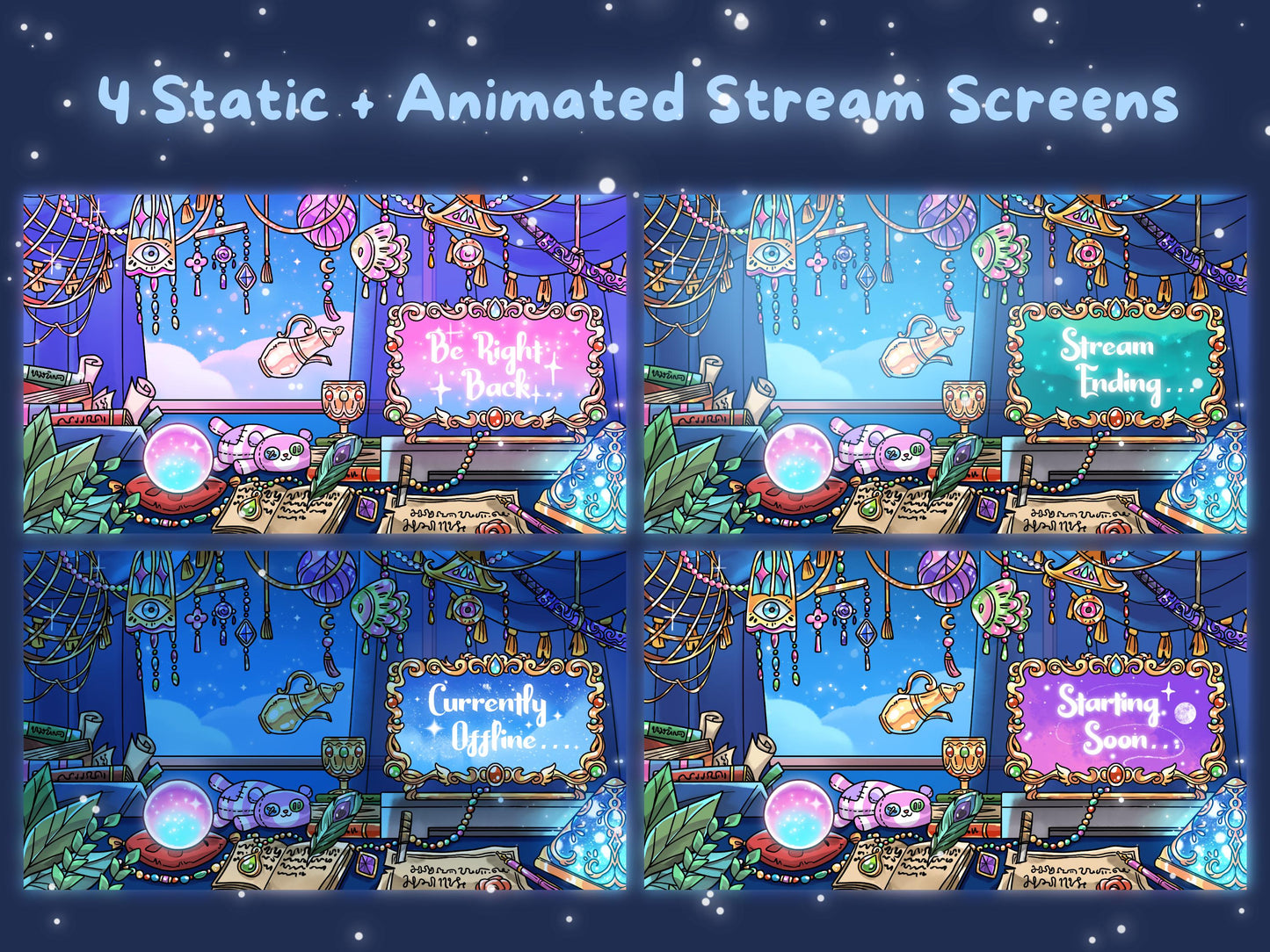 Starlit Spells –  Stream Screens
