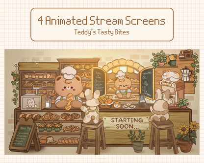 Teddy's Tasty Bites –  Stream Screens