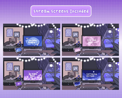 Lofi Cat –  Stream Screens