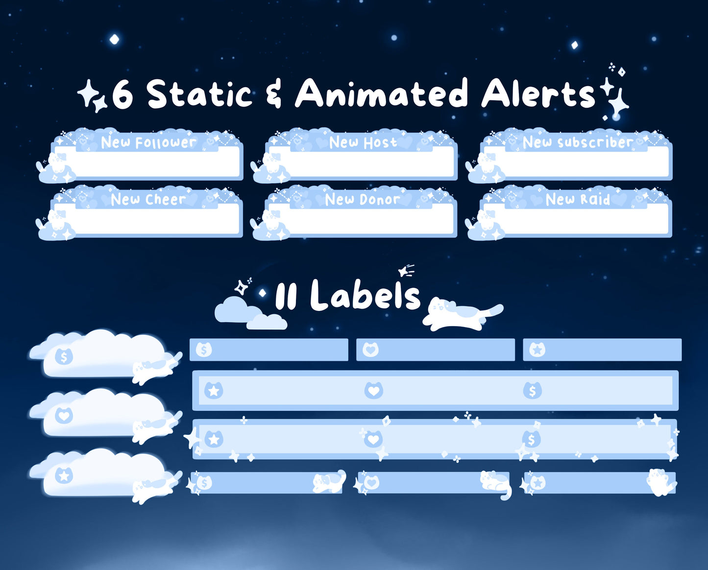 Cotton Candy Clouds –  Stream Pack