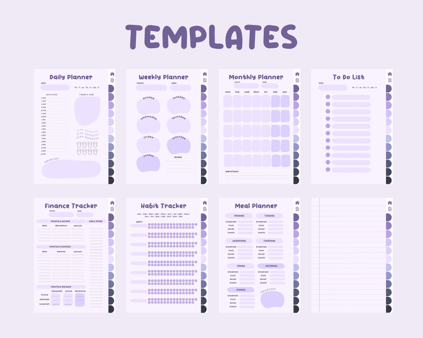 Witch Cat Digital Planner: Hyperlinked Planner for GoodNotes