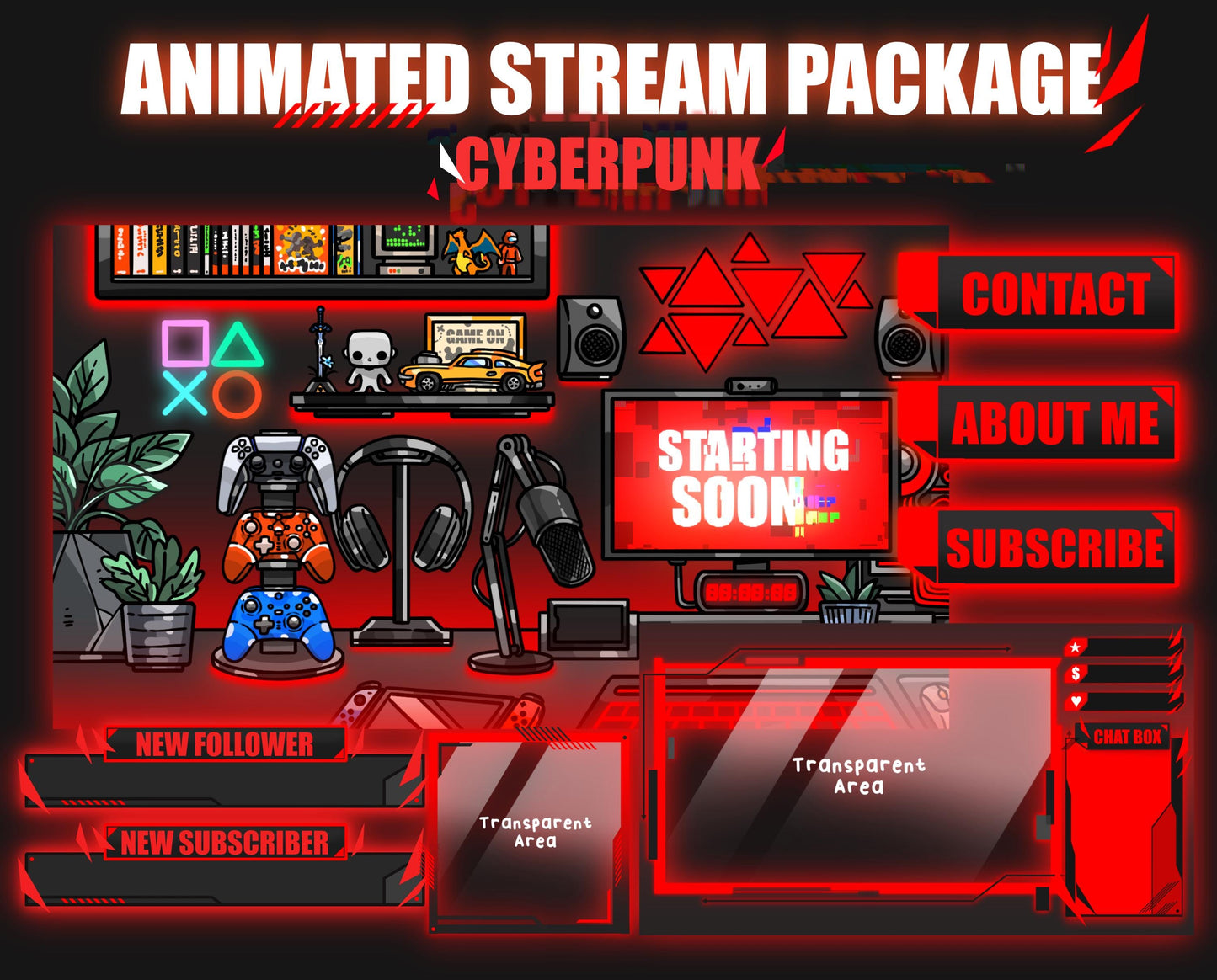 CyberPunk – FREE Stream Pack