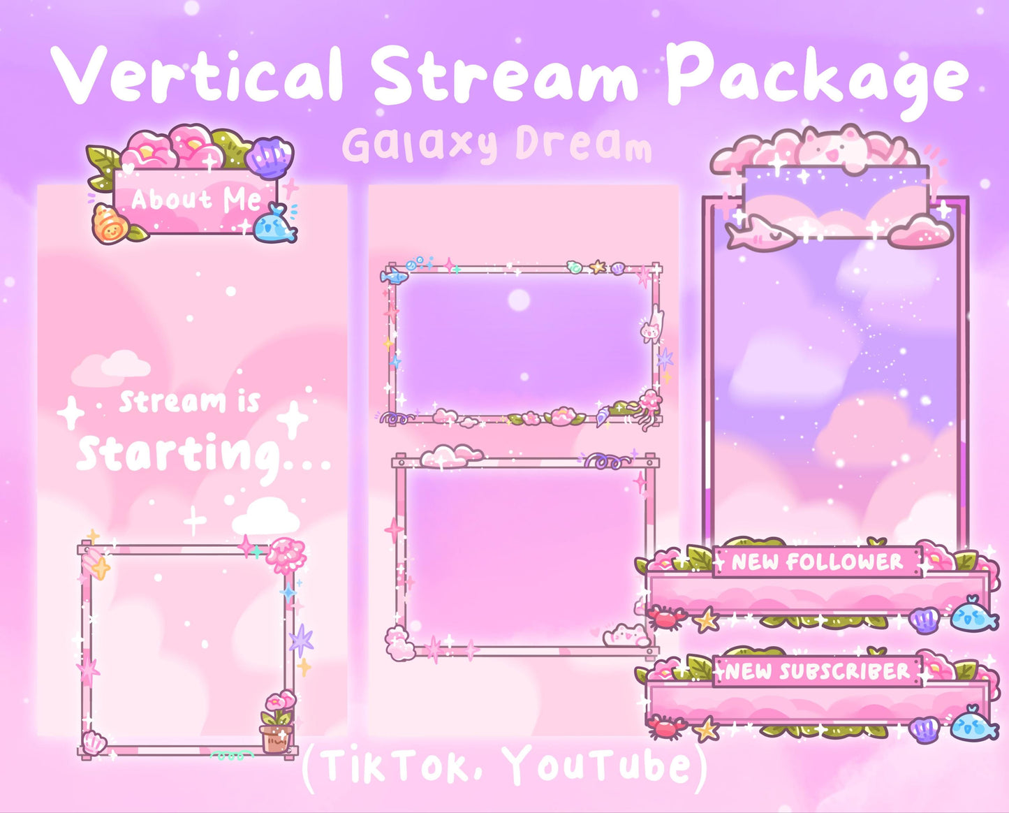 Galaxy Dream – Tiktok Stream Pack
