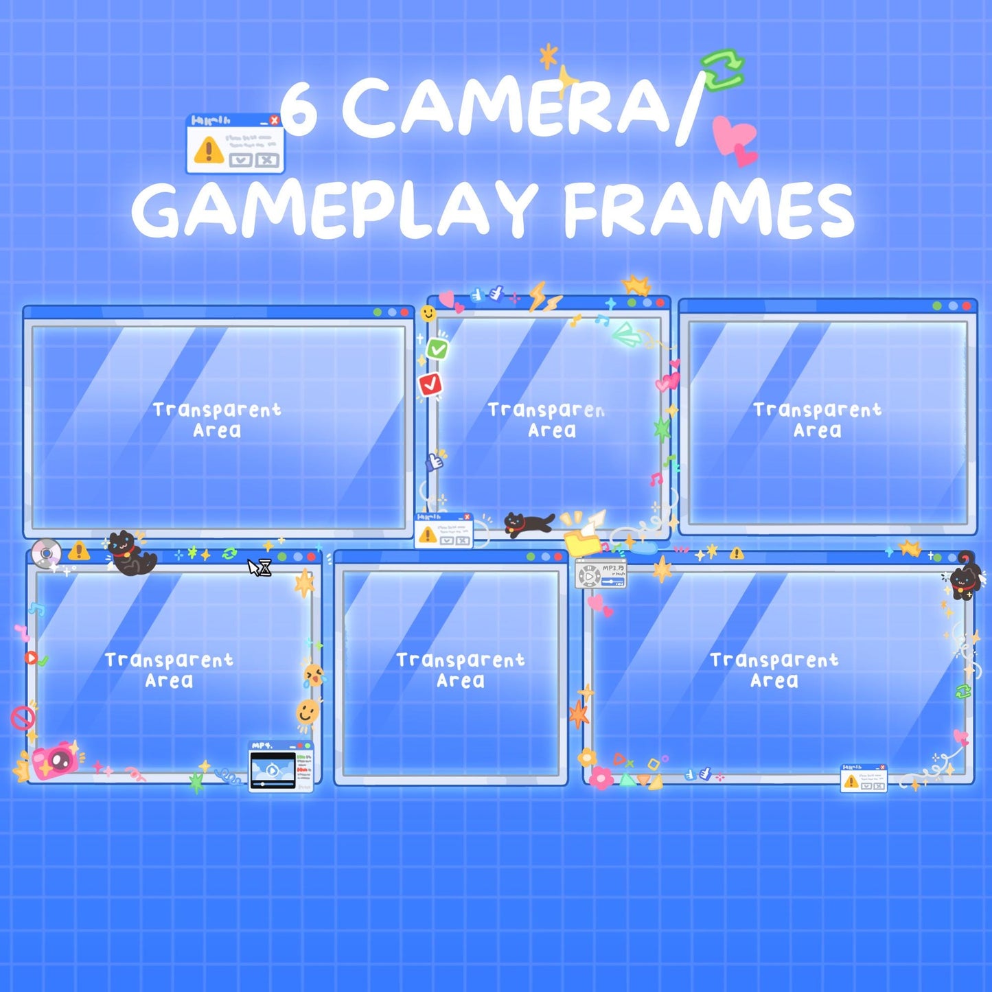 System Error Cat – Tiktok Stream Pack