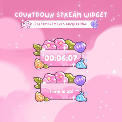 Galaxy Dream – Streamelements Countdown Stream Widget