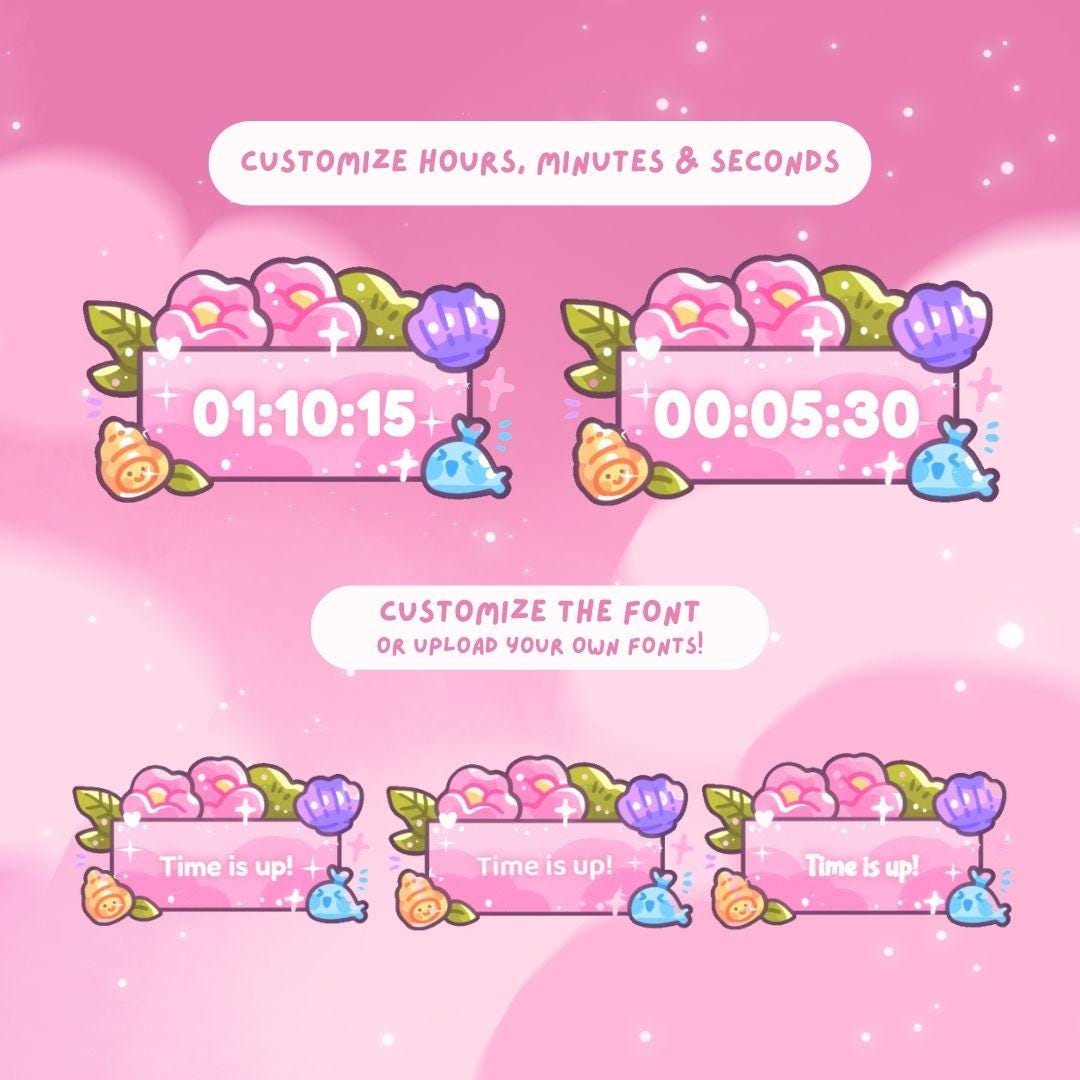 Galaxy Dream – Streamelements Countdown Stream Widget