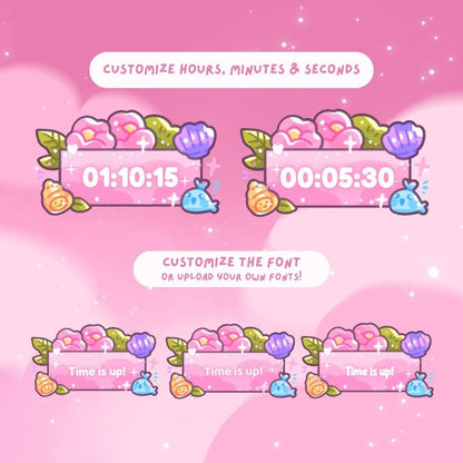 Galaxy Dream – Streamelements Countdown Stream Widget