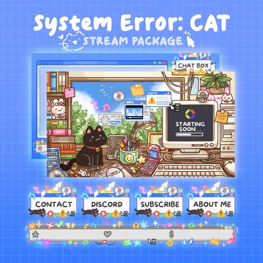 System Error Cat – Stream Pack