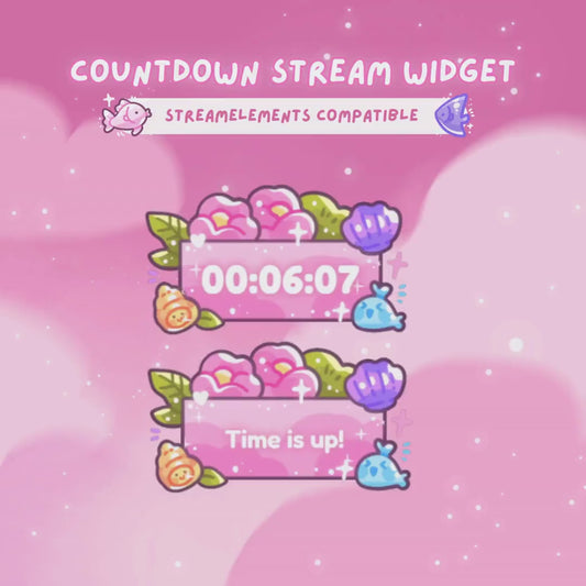 Galaxy Dream – Streamelements Countdown Stream Widget